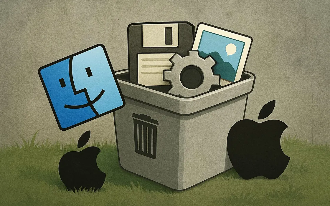 L’icona più longeva di macOS sparisce dopo 20 anni: resta il “cimitero” delle icone Apple