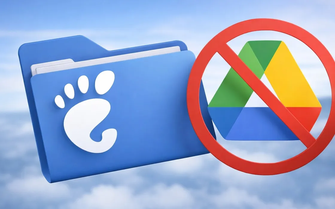GNOME 50 abbandona Google Drive: cosa cambia per gli utenti