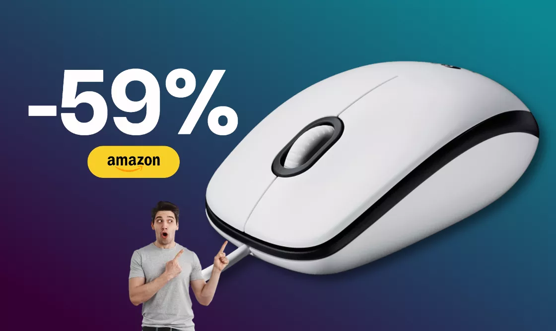 Mouse Logitech ambidestro REGALATO su Amazon (-59%)
