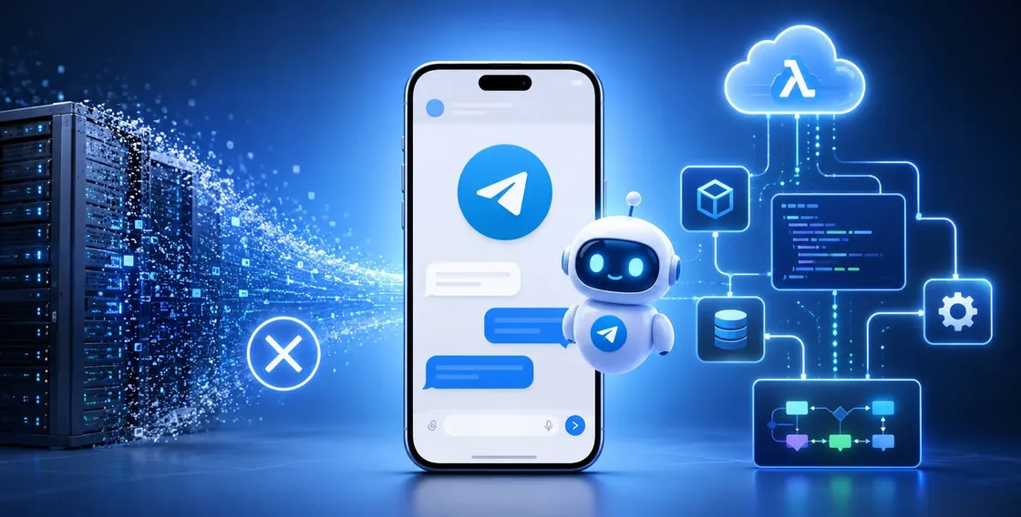 Telegram Serverless elimina i server: come cambia lo sviluppo dei bot