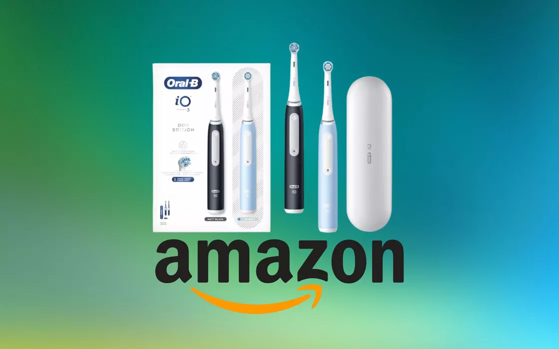 Due spazzolini Oral-B iO 3N in super promo al 29% su Amazon