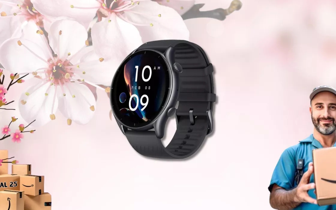 Amazfit GTR 3, lo smartwatch che Amazon offre a 100 EURO