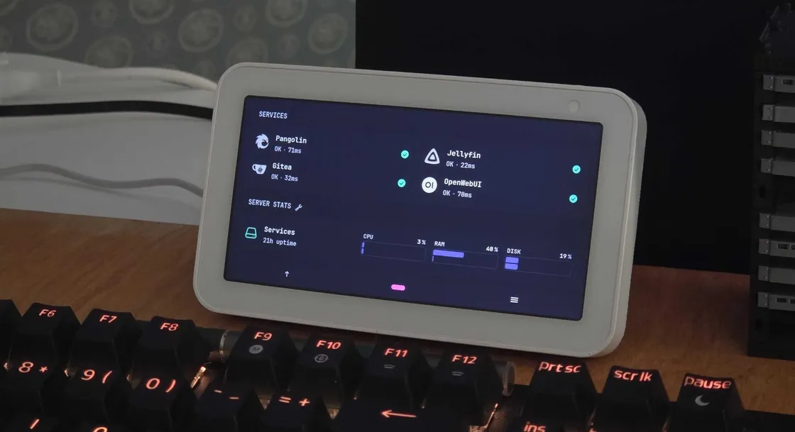 Credevano fosse da buttare: oggi questo Echo Show monitora un'intera rete