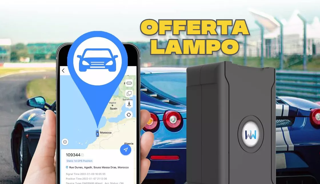 Localizzatore GPS con copertura globale: meno di 5€ in OFFERTA LAMPO