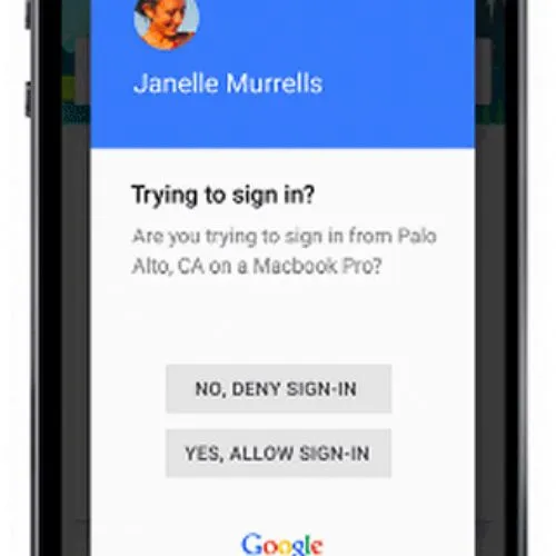Google Prompt, autenticazione in due passaggi più semplice