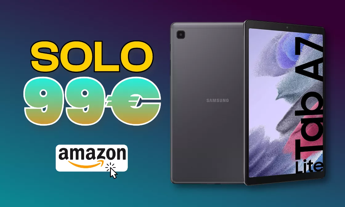 Amazon REGALA il Samsung Galaxy Tab A7 Lite (-42%)