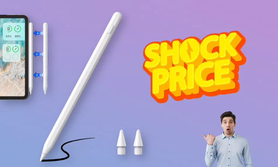 Apple Pencil: alternativa economica con ricarica magnetica in OFFERTA LAMPO