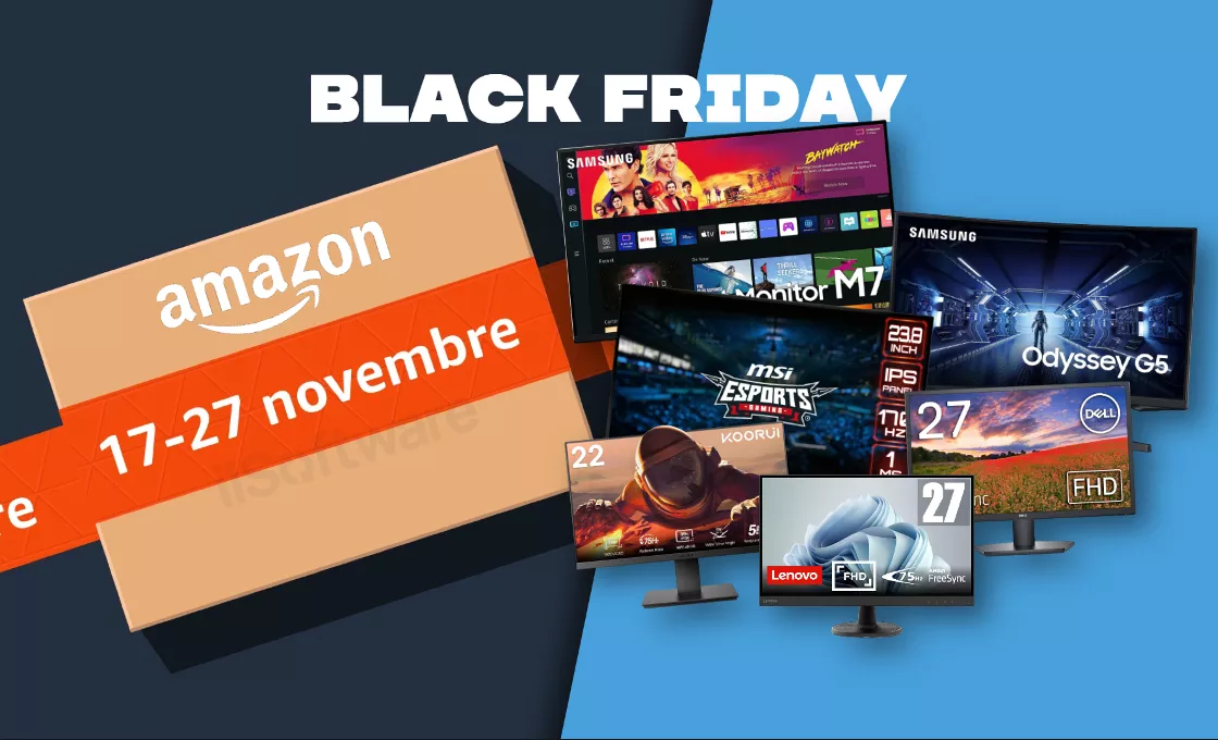 Black Friday 2023: i monitor FHD in offerta su Amazon