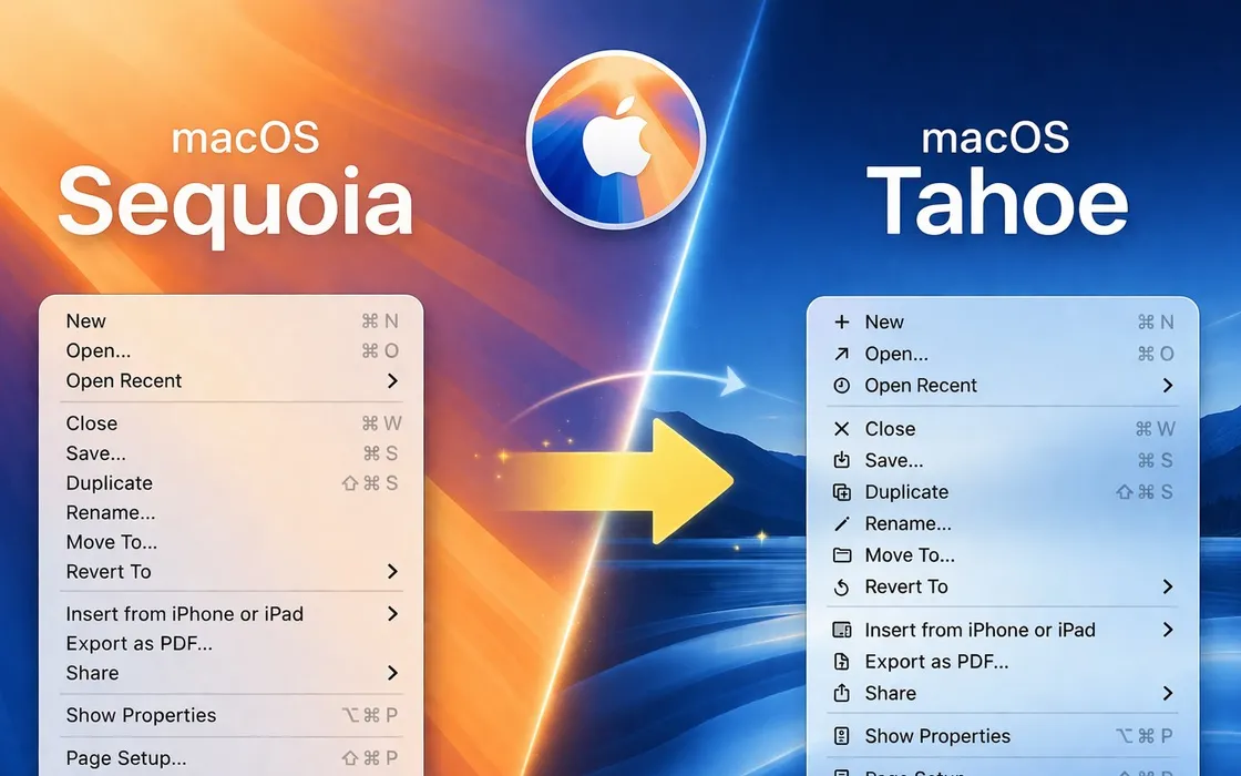 Come rimuovere le icone dai menu di macOS Tahoe in pochi secondi