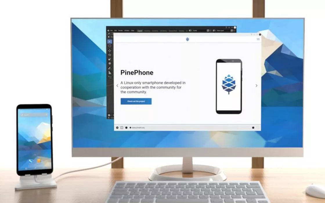 Come si presenta lo smartphone Linux PinePhone Pro