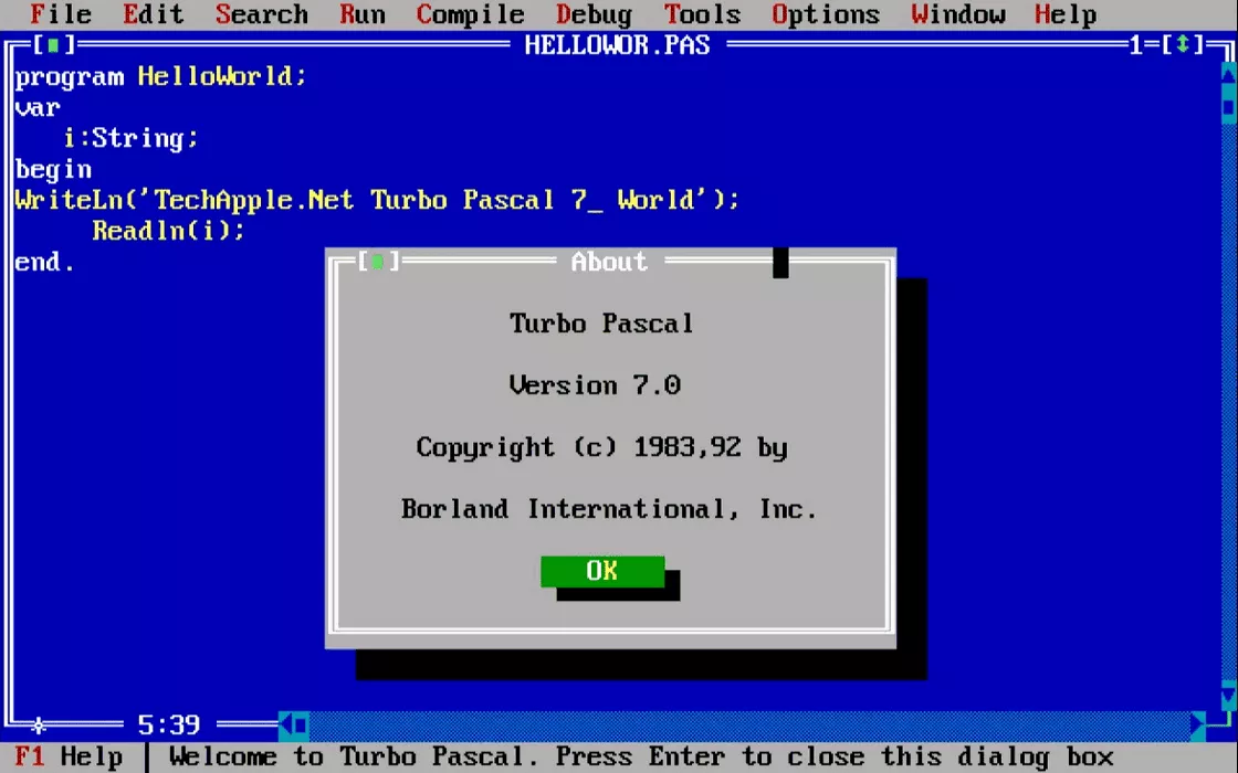 Turbo Pascal compie 40 anni: cos'è e perché vive ancora oggi