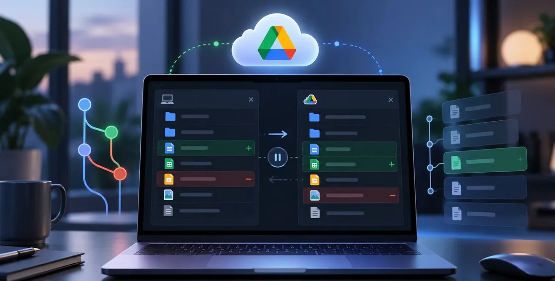 Google Drive come Git: DriveSync mostra le differenze prima di sincronizzare