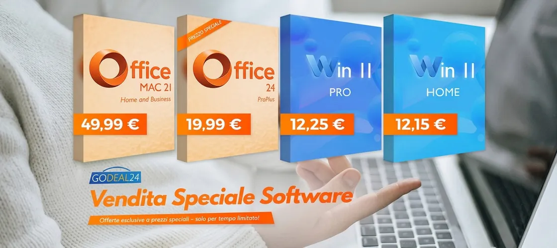 Basta rinnovi annuali: Office 2024 Pro a 16,99 € e Windows 11 Pro a 12,25 €