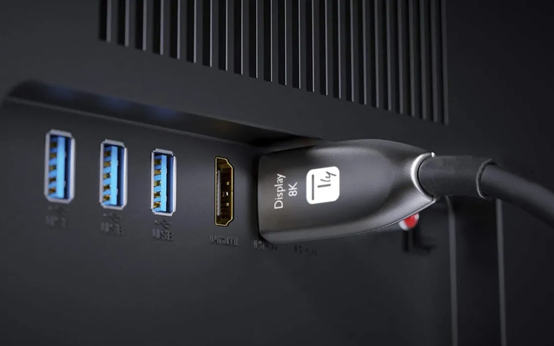 Risoluzione 8K su ogni dispositivo grazie ai cavi HDMI e DisplayPort