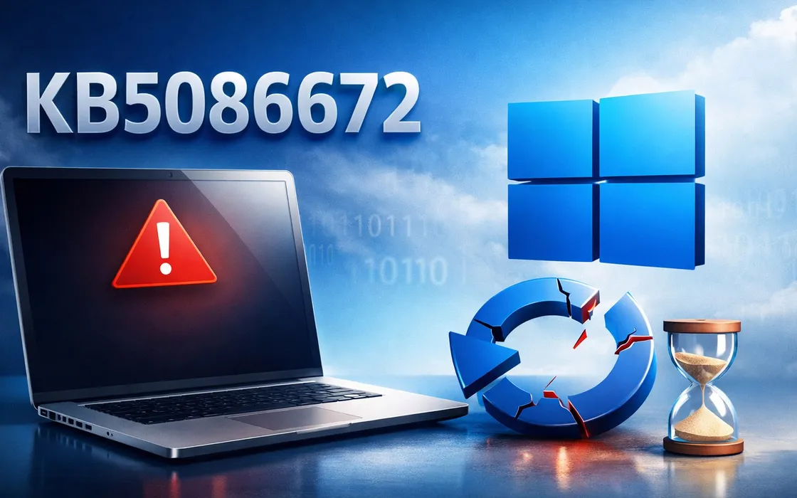 KB5086672: Aggiornamento per Windows 11 che corregge il problema con il loop di Windows Update