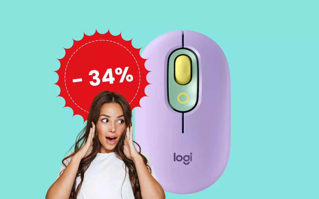 Logitech POP Mouse a un prezzo super conveniente