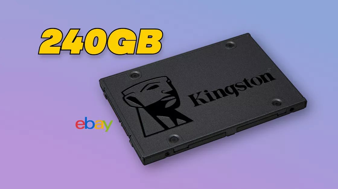 L'SSD interno Kingston da 240GB costa una MISERIA su eBay