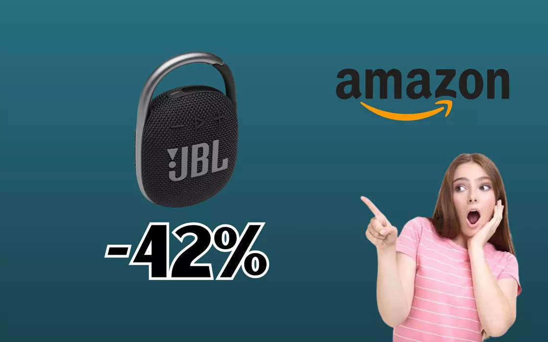 Il piccolo SPEAKER Bluetooth di JBL costa il 42% in meno su Amazon