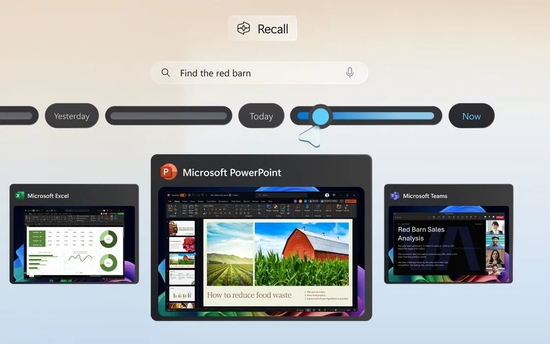 Microsoft Recall disattivata in Windows 11. Cambia anche il funzionamento
