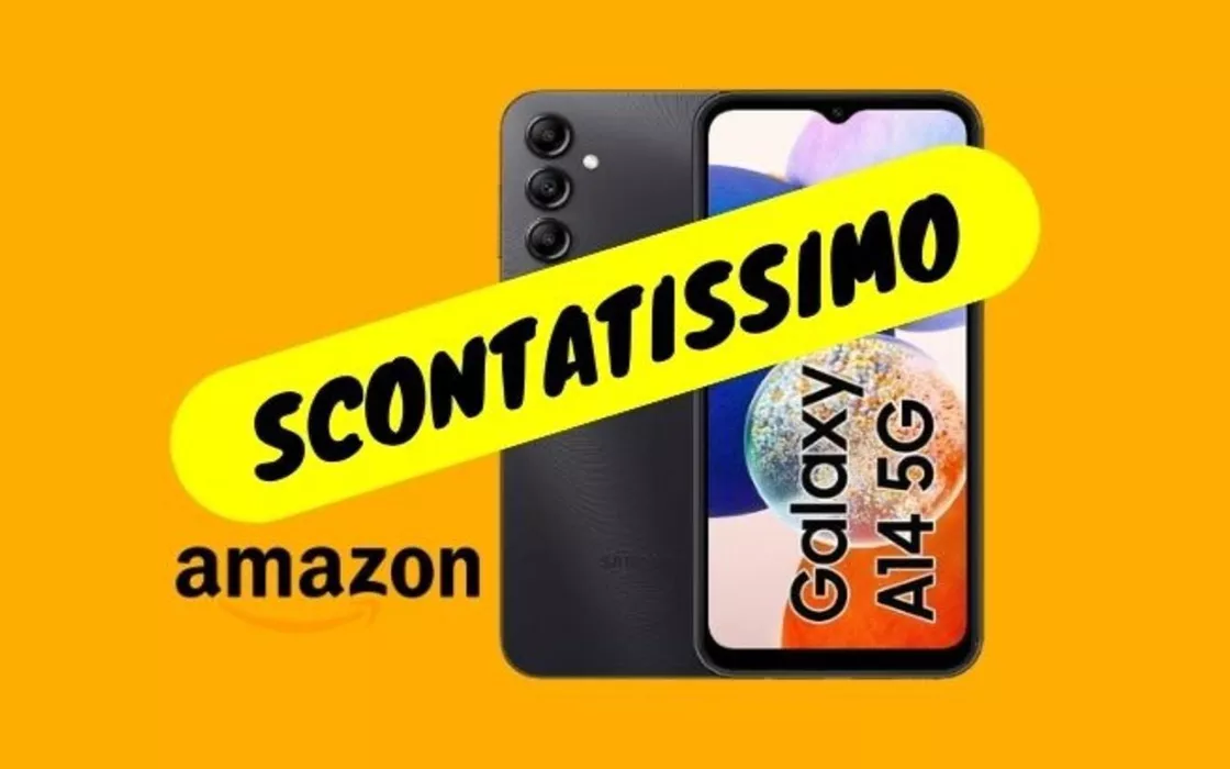 Samsung Galaxy A14: OGGI su Amazon lo PAGHI POCHISSIMO! Scoprilo ora.