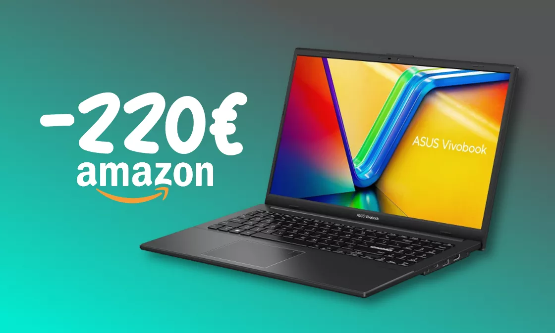 Con l'ASUS Vivobook GO con Ryzen 5 scateni la tua creatività (-220€)