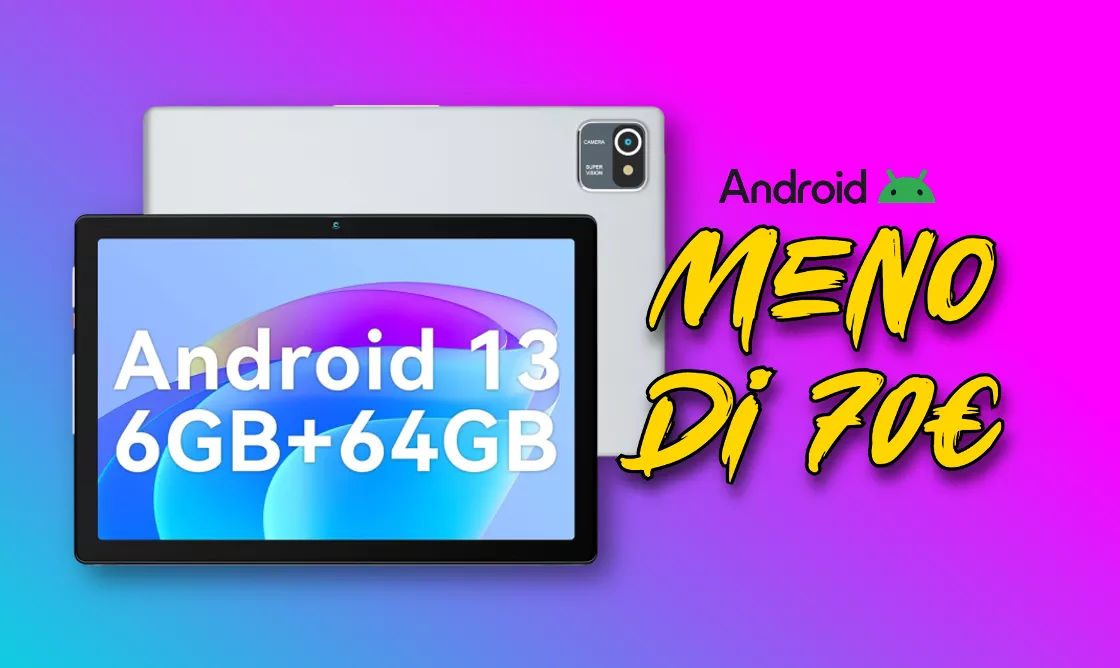 Tablet Android con display da 10