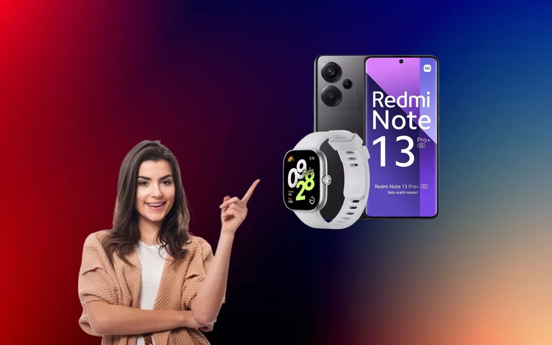 Il Redmi Note 13 Pro+ 5G con Watch4 in regalo, offerta BOMBA su Amazon