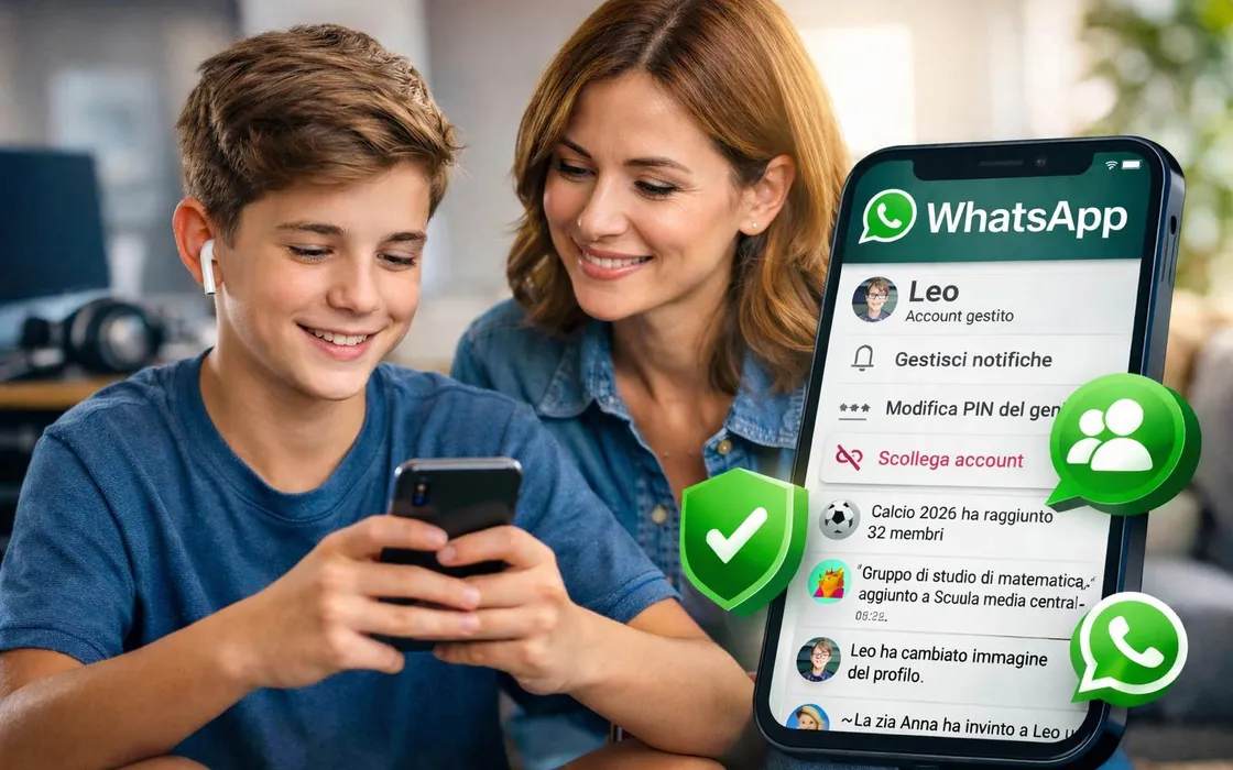 WhatsApp, come funzionano i nuovi account gestiti dai genitori