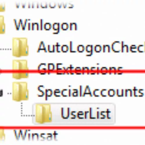 Nascondere un account utente in Windows 7 e Vista