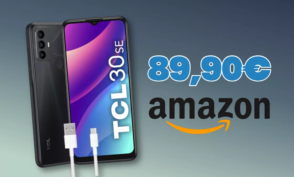 TCL 30SE scontato del 47% su Amazon: praticamente regalato