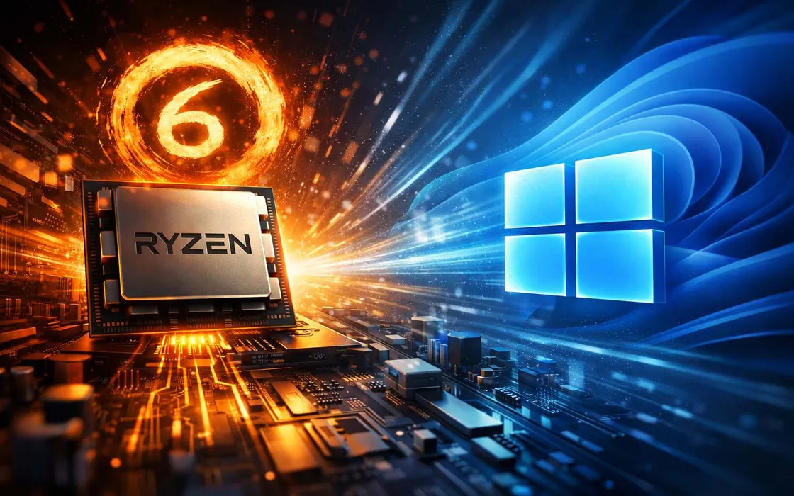 Windows 11 26H2 potrebbe sbloccare più potenza dalle CPU AMD Zen 6