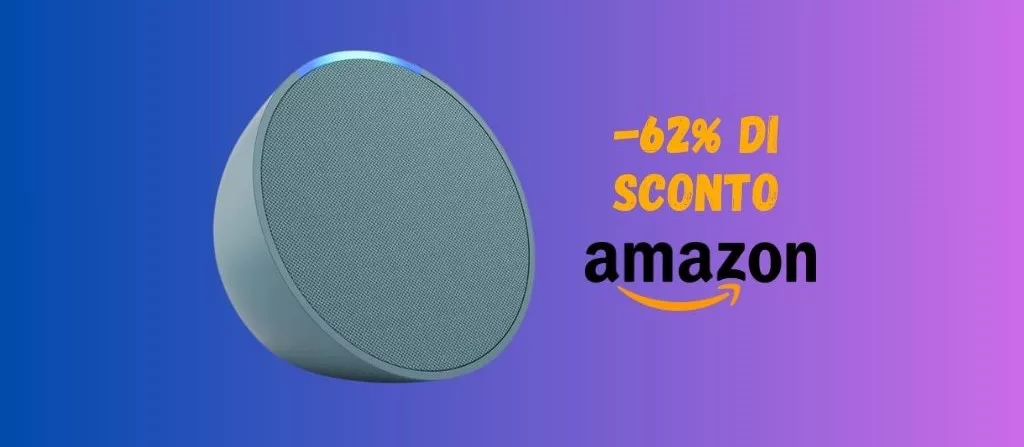 SUPER PROMO: su Amazon Echo Pop scontato del 62%, lo paghi pochissimo!