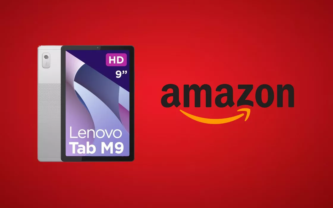 Tablet Lenovo Tab M9 con 2 regali in super aconto, costa 99 €