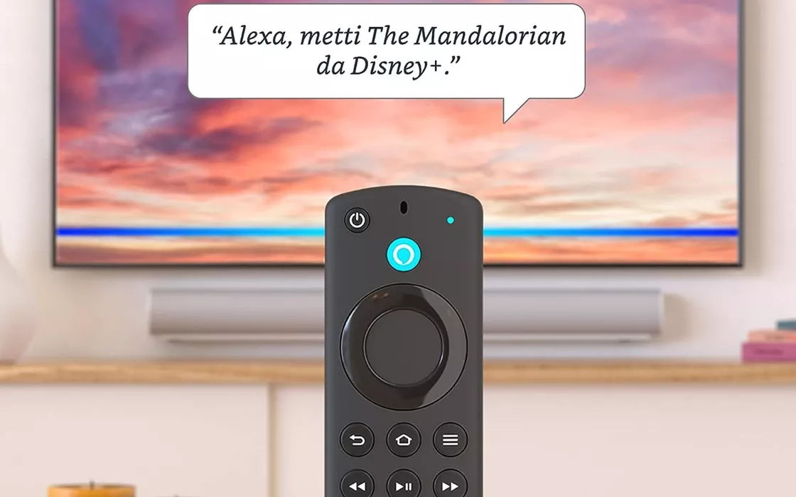 Dispositivo Fire TV Stick 4K con telecomando e Alexa integrato in sconto del 51% su Amazon