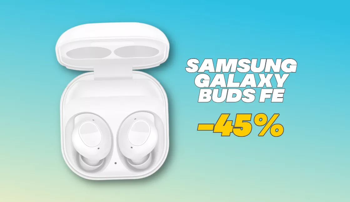 Su Amazon è già NATALE: -45% sugli auricolari Samsung Galaxy Buds FE