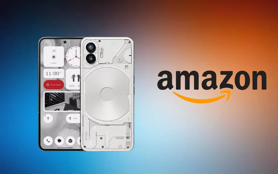 Nothing Phone (2) in promo su Amazon, sconto di 80 €