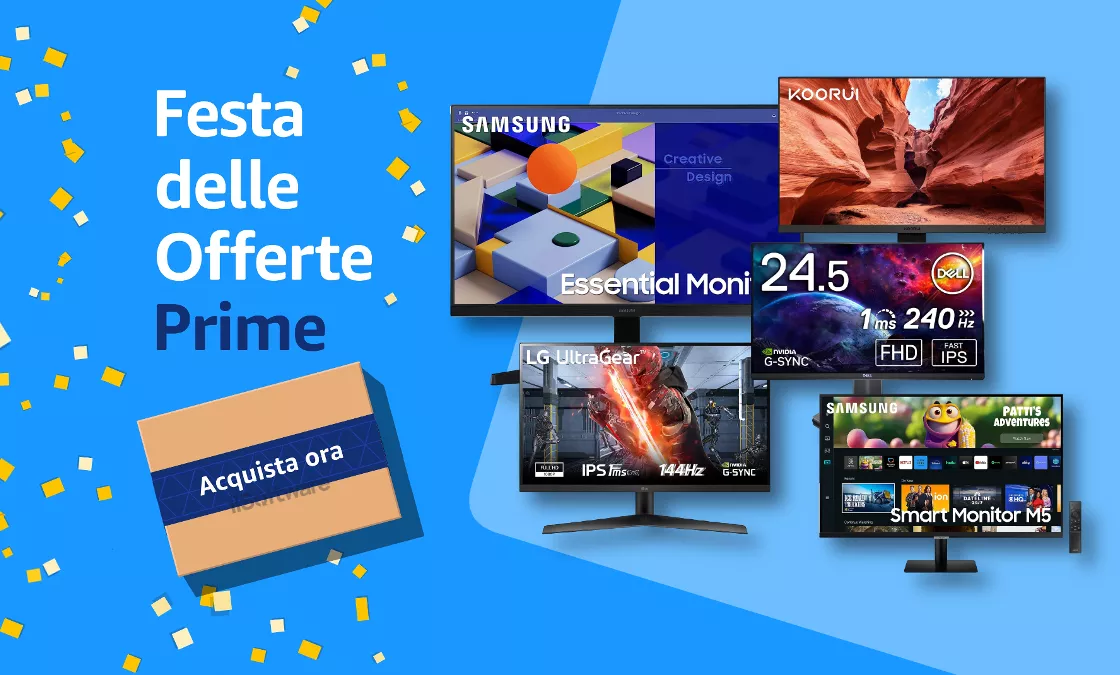 Festa delle Offerte Prime: la Top 5 dei monitor Full HD da acquistare