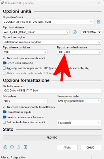 Trucco segreto per creare una chiavetta avviabile su UEFI e BIOS legacy ...
