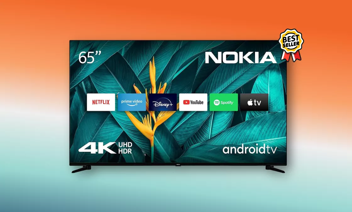 Smart TV Nokia 65'' 4K per sentirti come al CINEMA: prezzo TOP