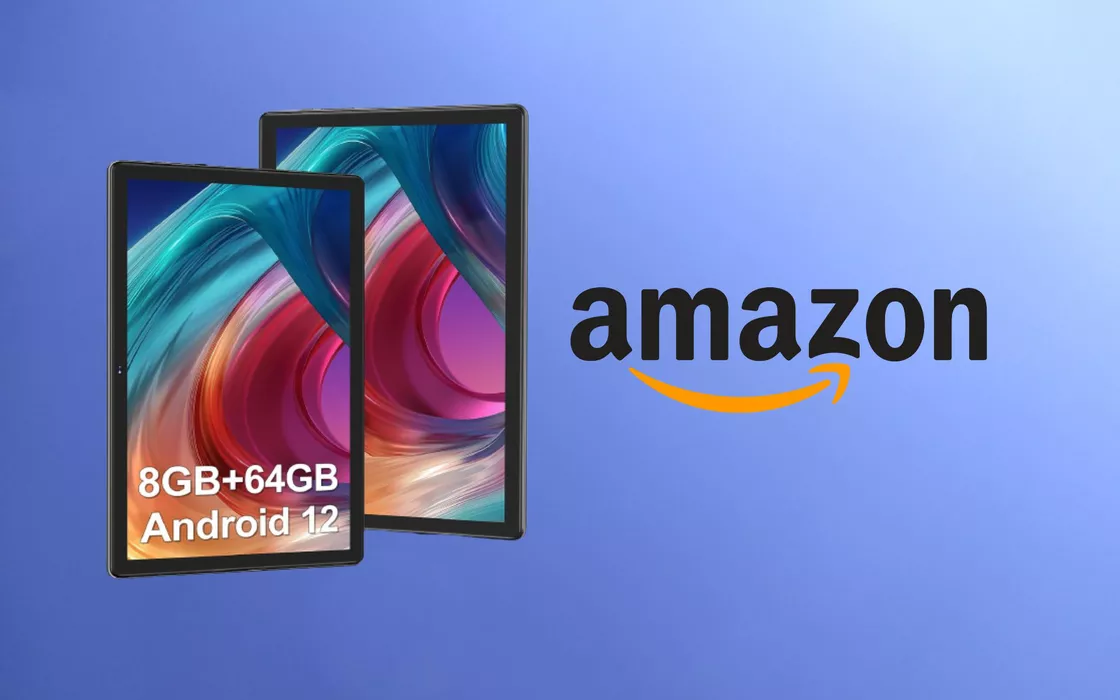 Bastano 65 € per acquistare un tablet da 10 pollici su Amazon