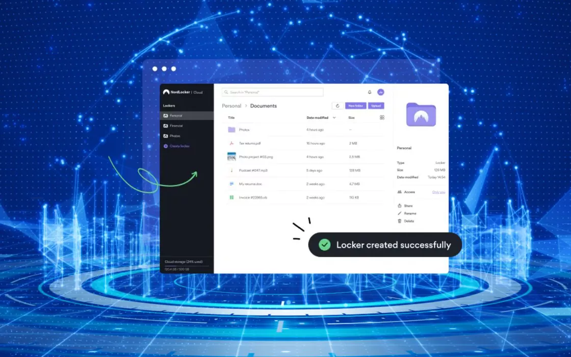 Con NordLocker i tuoi dati sono sempre al sicuro: risparmia il 70%