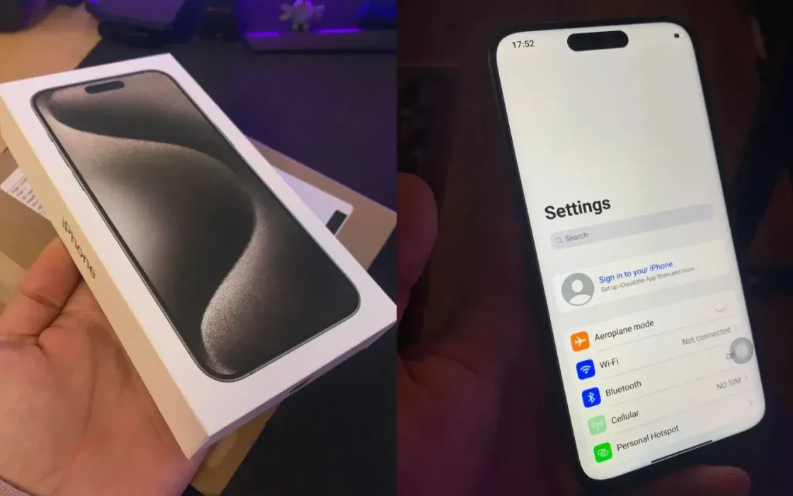 Acquista un iPhone 15 Pro Max sul sito Apple ma gli arriva un clone Android