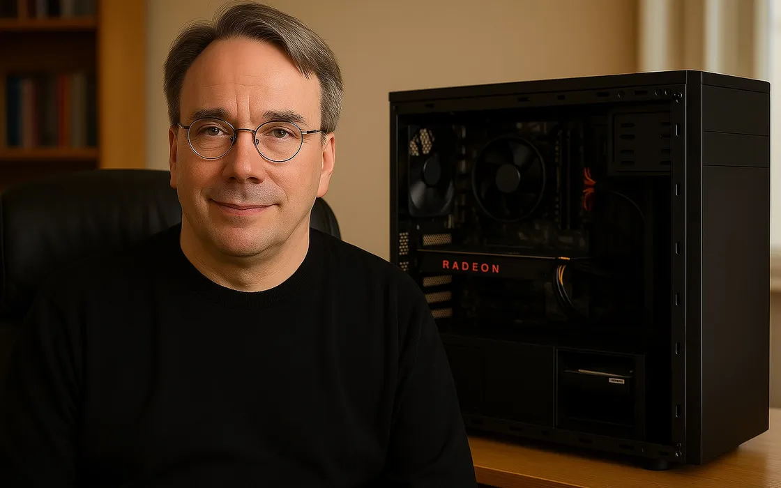 Nel 2025 Linus Torvalds usa ancora una Radeon RX 580: ecco perché non ha bisogno di una GPU nuova