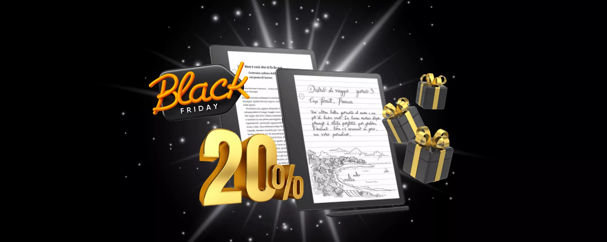 Kindle Scribe 32GB + penna, tra le PAZZIE del Black Friday: lo
