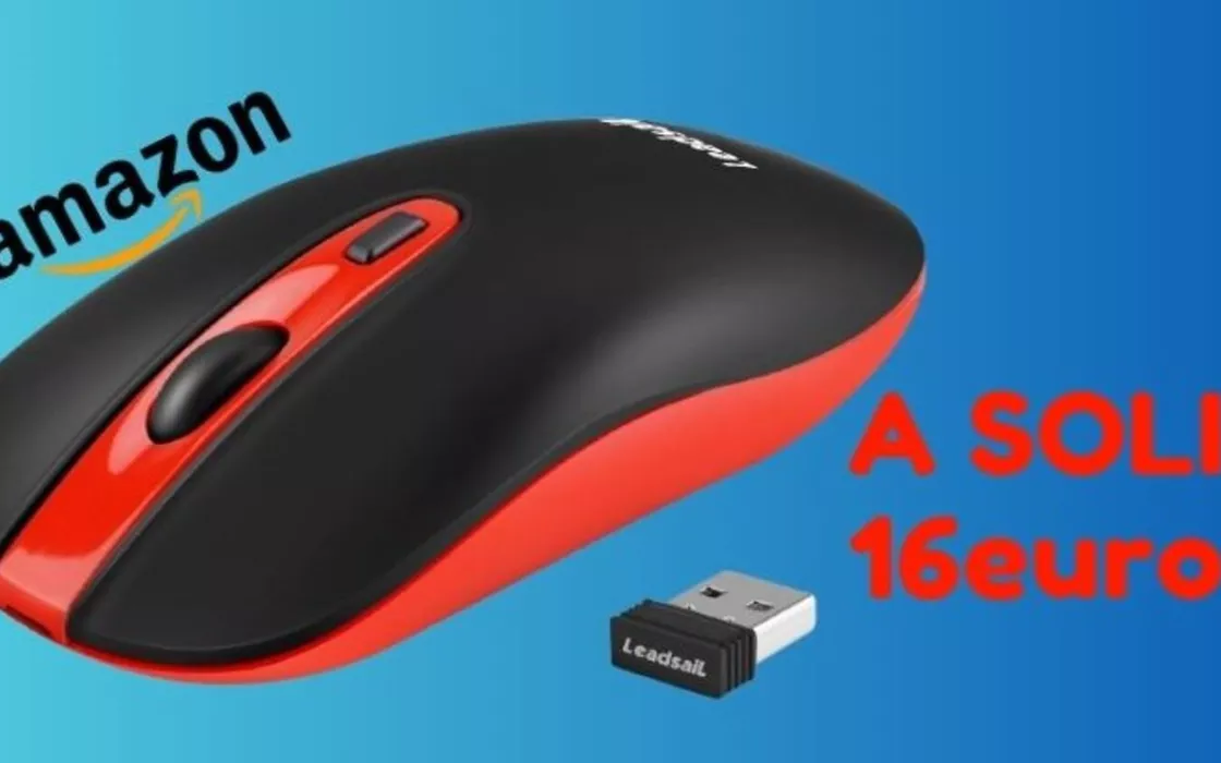 OFFERTA AMAZON: il Mouse Wireless Ricaricabile a PREZZO MINI