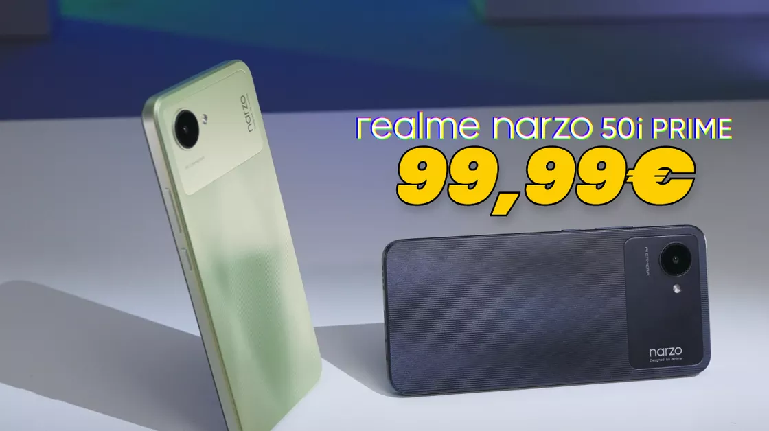 Realme Narzo 50i Prime a prezzo STRACCIATO su Amazon: tuo a 99,99€