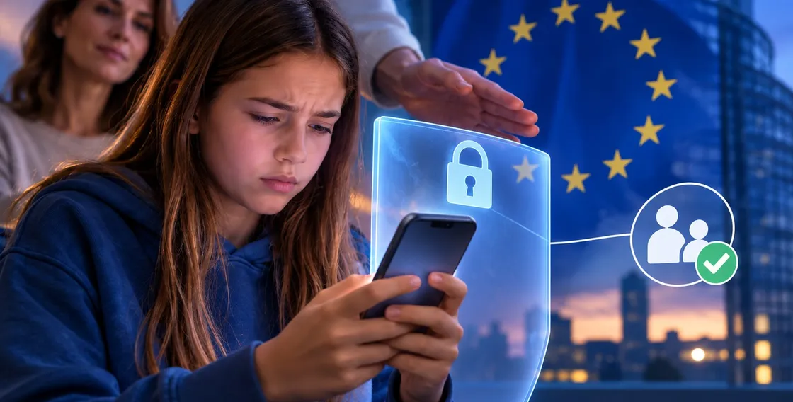 UE limita i social agli under 15 senza consenso dei genitori: arriva Kids Act