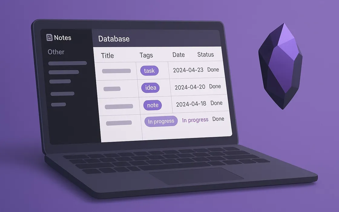 Obsidian Bases: il database Markdown che cambia tutto nella gestione delle Note