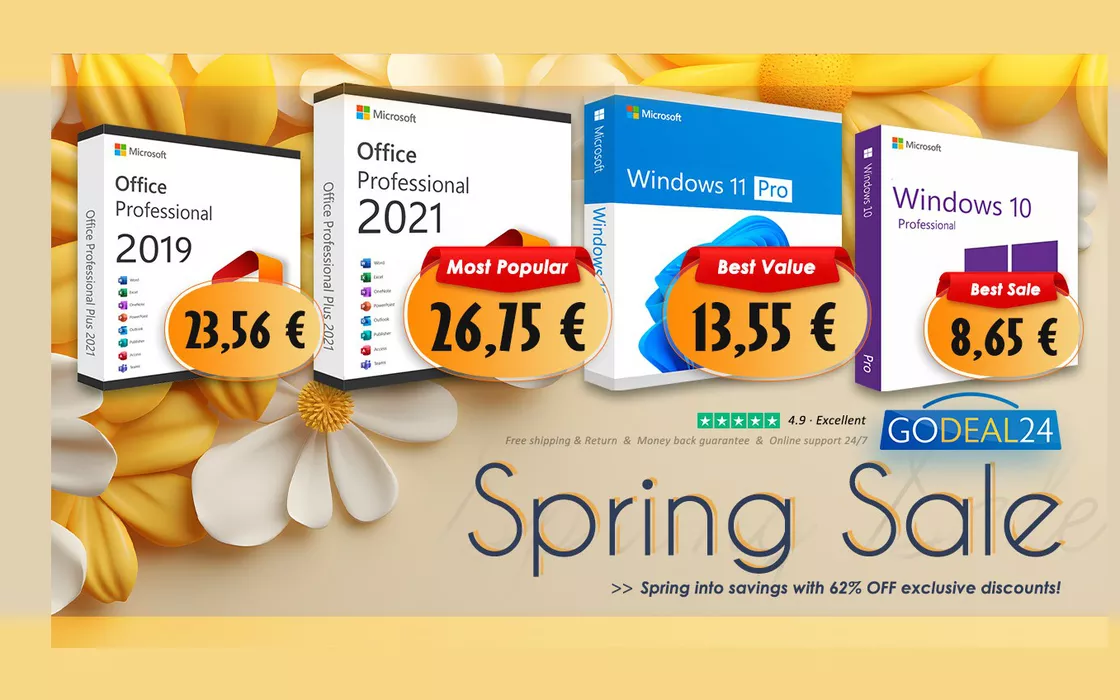 Per 26,75€, Office 2021 Professional Plus può essere tuo con i saldi Godeal24