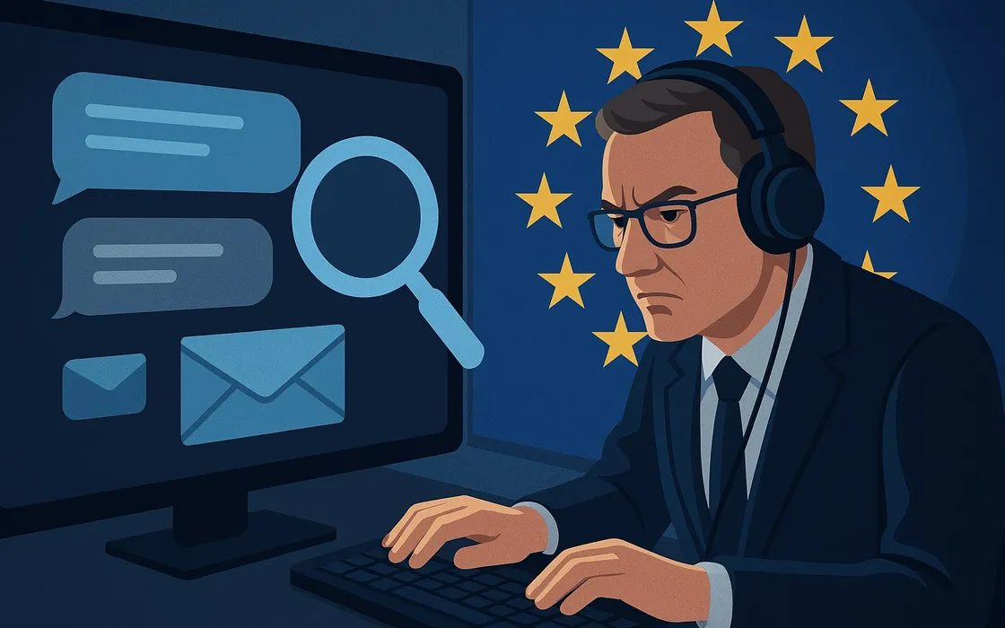 Funzionari europei potrebbero leggere le vostre chat e mail già da ottobre 2025 con Chat Control